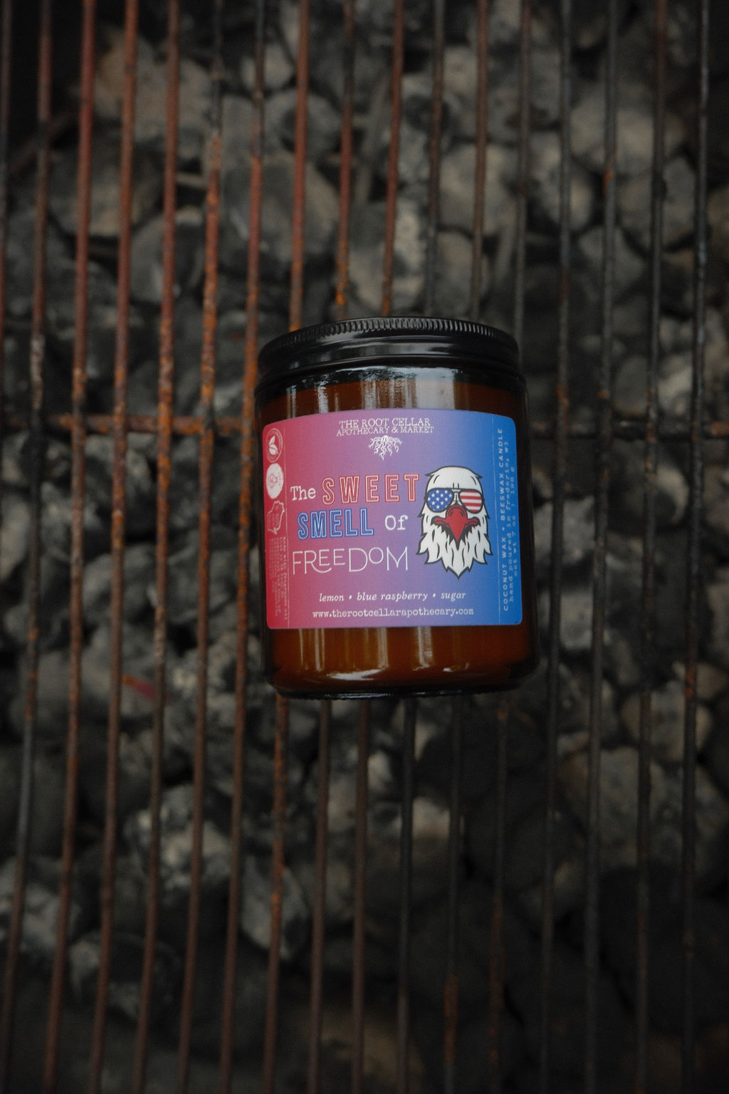 The Sweet Smell of Freedom | Coconut Wax + Beeswax Candle