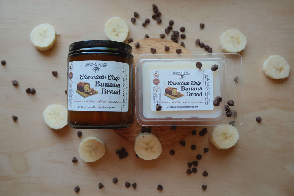 Chocolate Chip Banana Bread | Coconut Wax + Beeswax Melt