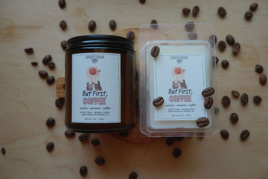 But First, Coffee | Coconut Wax + Beeswax Candle