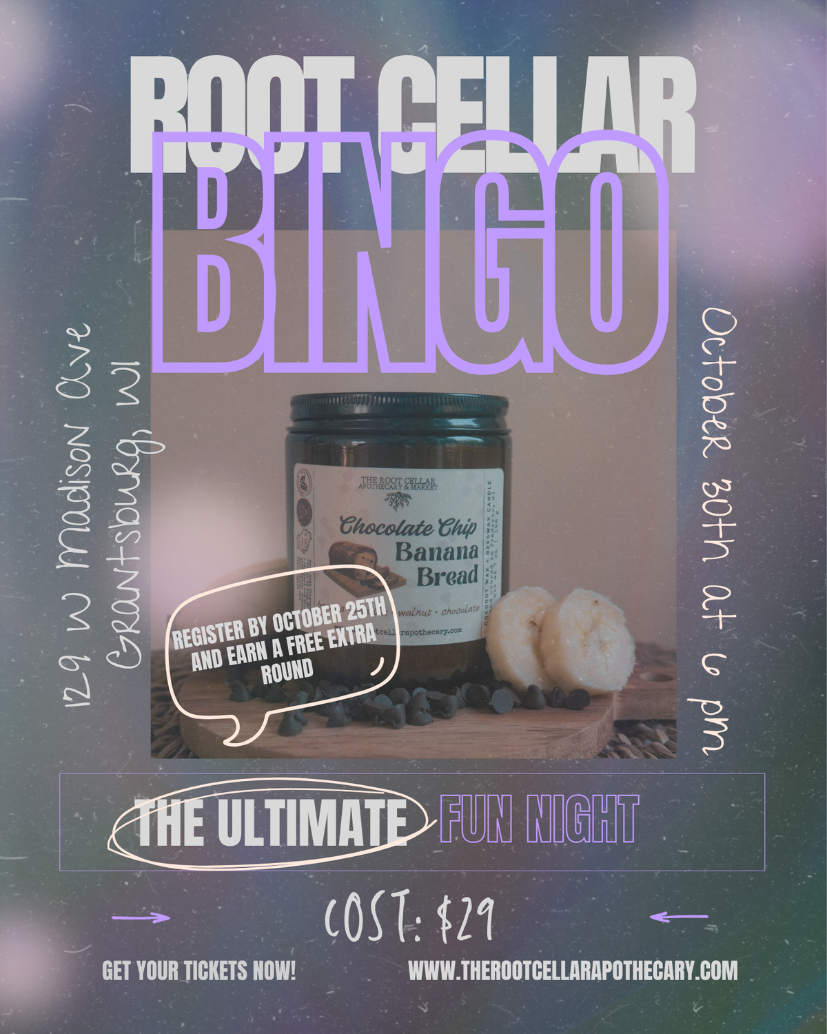 Root Cellar Bingo