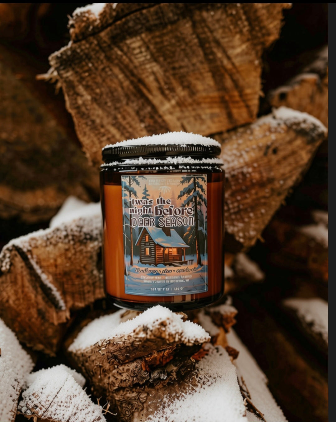'Twas the Night Before Deer Season Candle