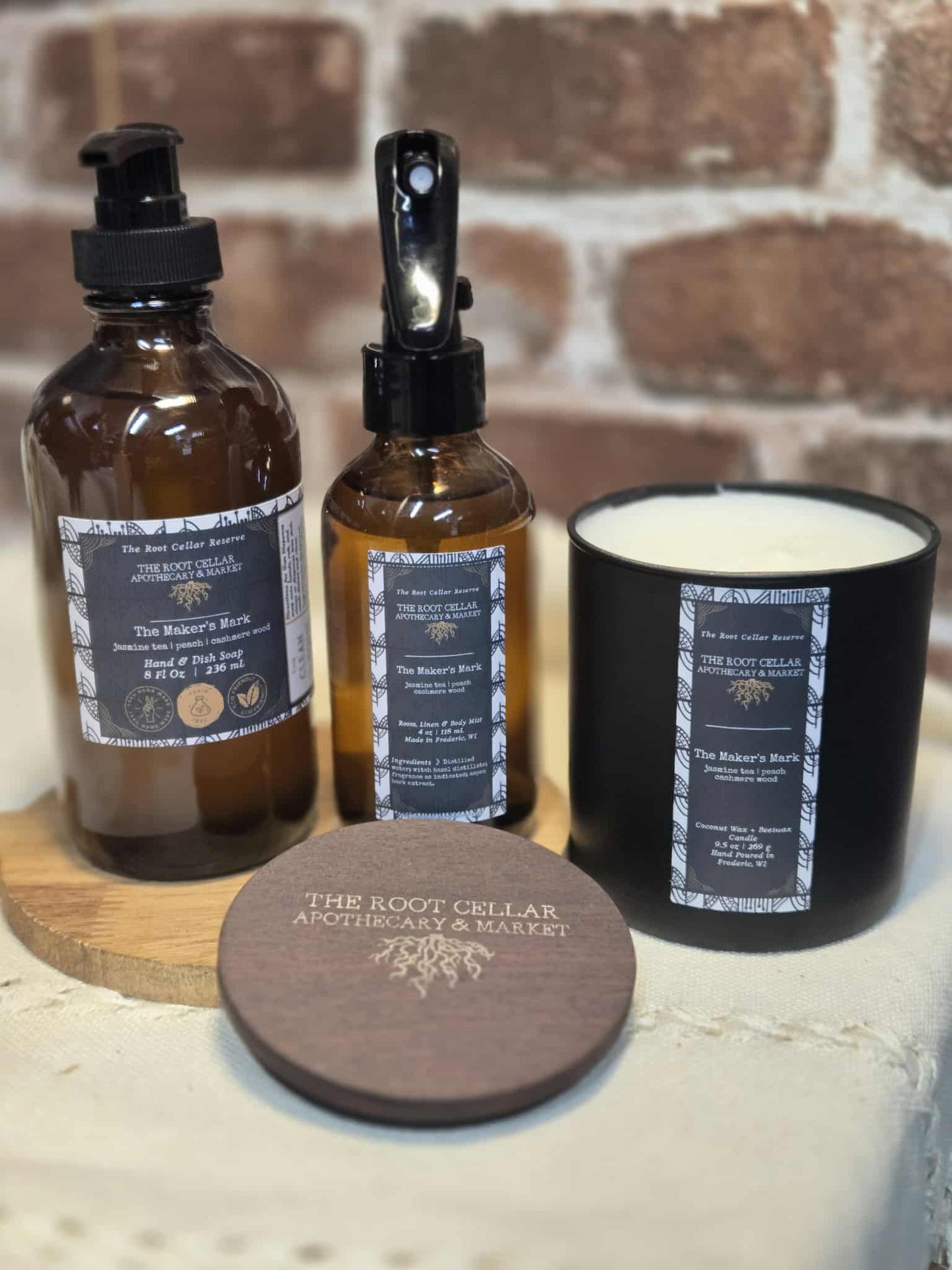The Maker's Mark Coconut Wax + Beeswax Candle | The Root Cellar Reserve Collection