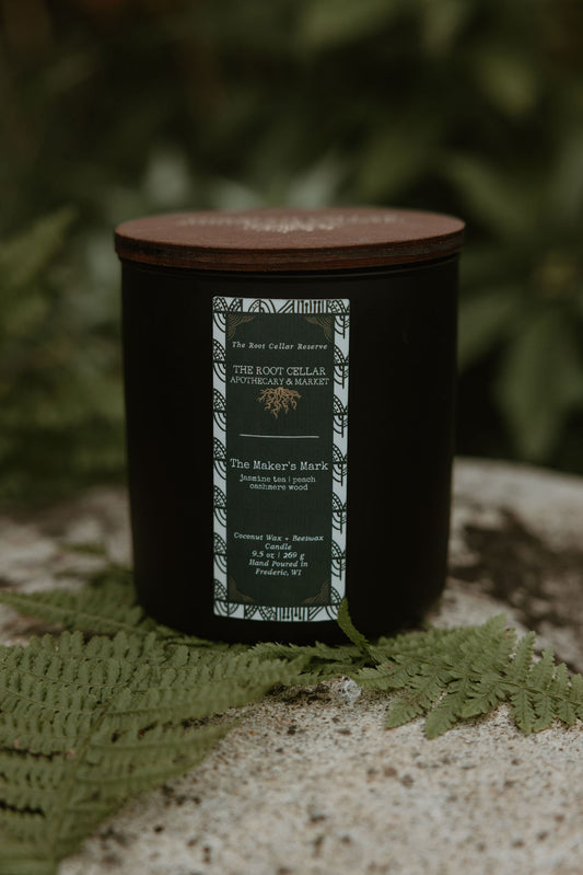 The Maker's Mark Coconut Wax + Beeswax Candle | The Root Cellar Reserve Collection