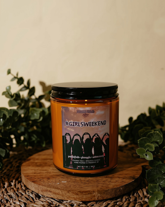 #girlsweekend | Coconut + Beeswax Candle
