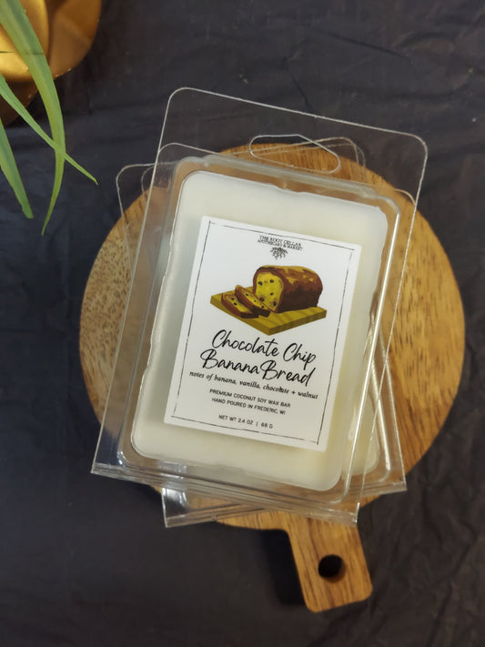 Chocolate Chip Banana Bread | Coconut Wax + Beeswax Melt