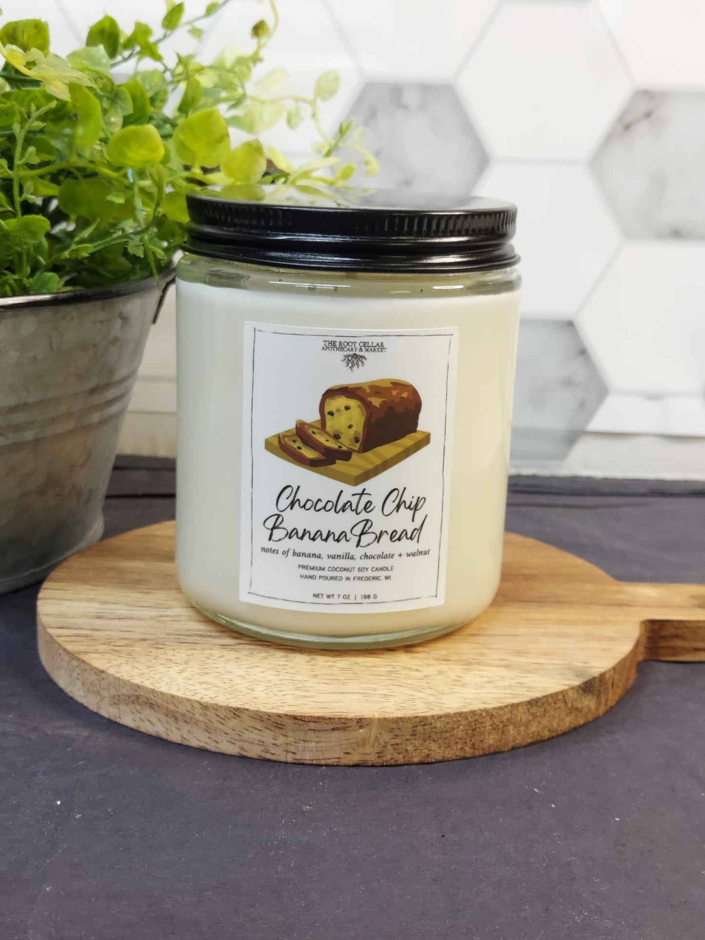 Chocolate Chip Banana Bread | Coconut Wax + Beeswax Candle