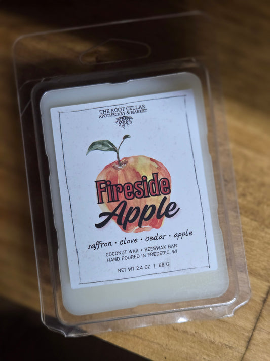 Fireside Apple 2.4 oz Wax Bar