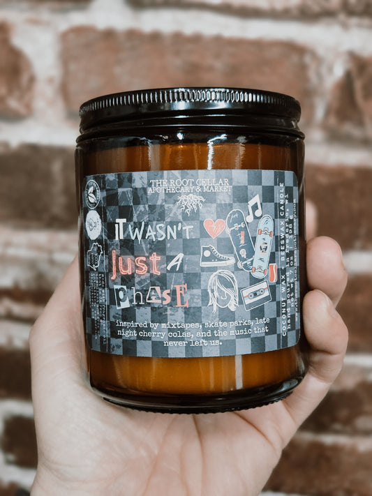 It Wasn't Just A Phase | Coconut Wax + Beeswax Candle