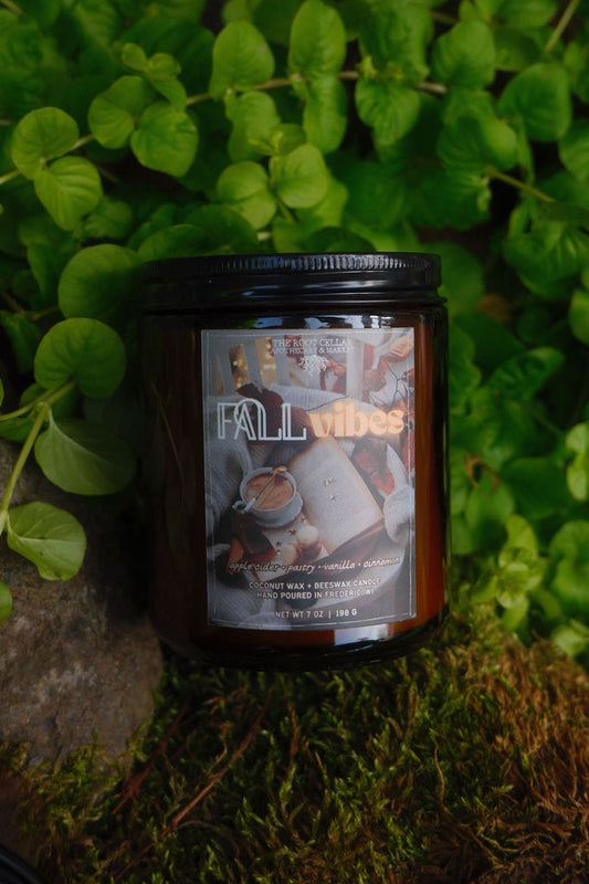 Fall Vibes | Coconut Wax + Beeswax Candle