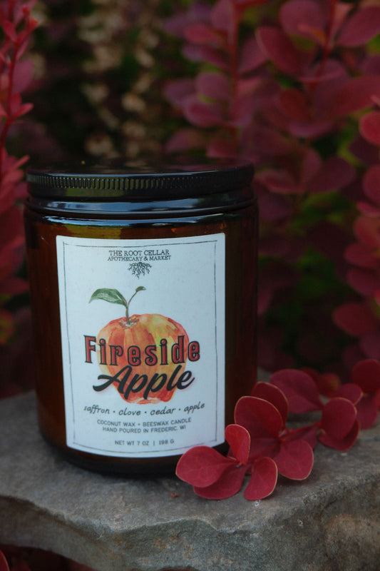 Fireside Apple | Coconut Wax + Beeswax Candle