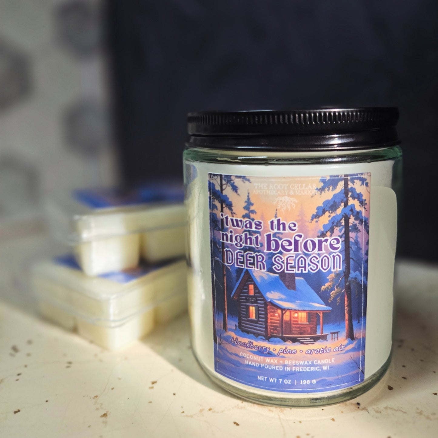 'Twas the Night Before Deer Season Candle