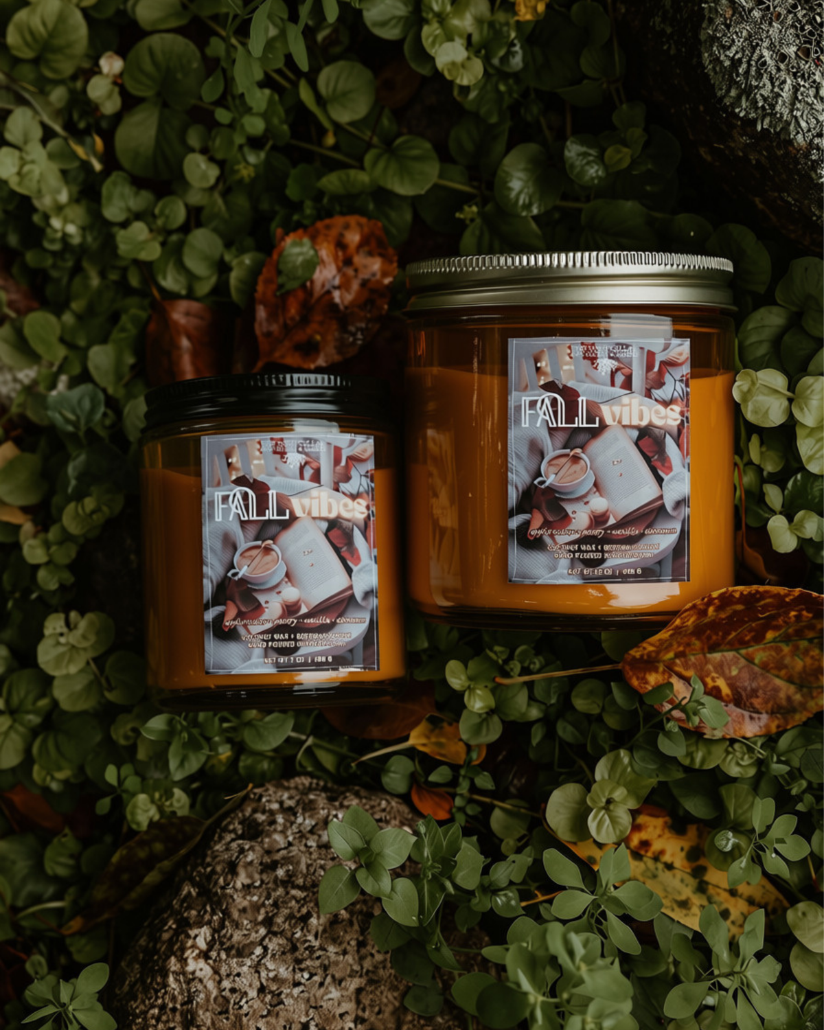 Fall Vibes | Coconut Wax + Beeswax Candle