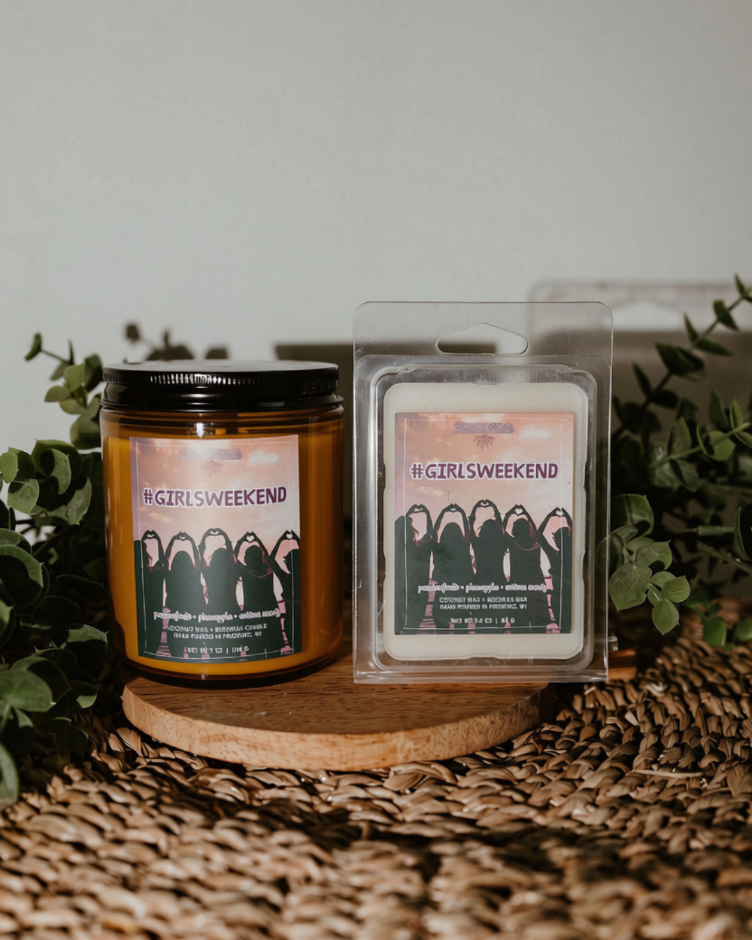 #girlsweekend | Coconut + Beeswax Candle