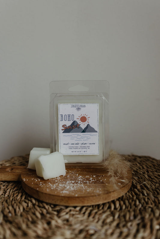 Boho Sunset | Coconut Wax + Beeswax Bar