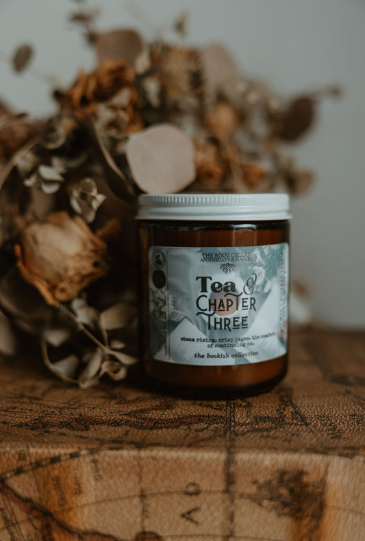 The Bookish Collection | Tea and Chapter Three | Coconut Wax + Beeswax Candle