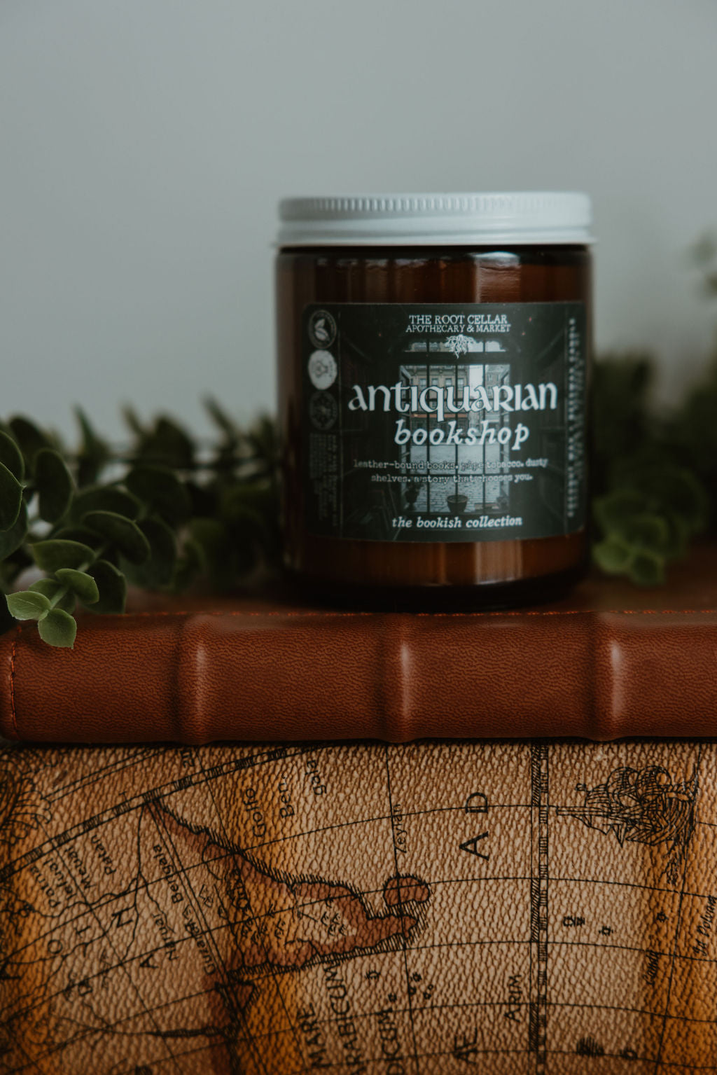 The Bookish Collection | Antiquarian Bookshop | Coconut Wax + Beeswax Candle