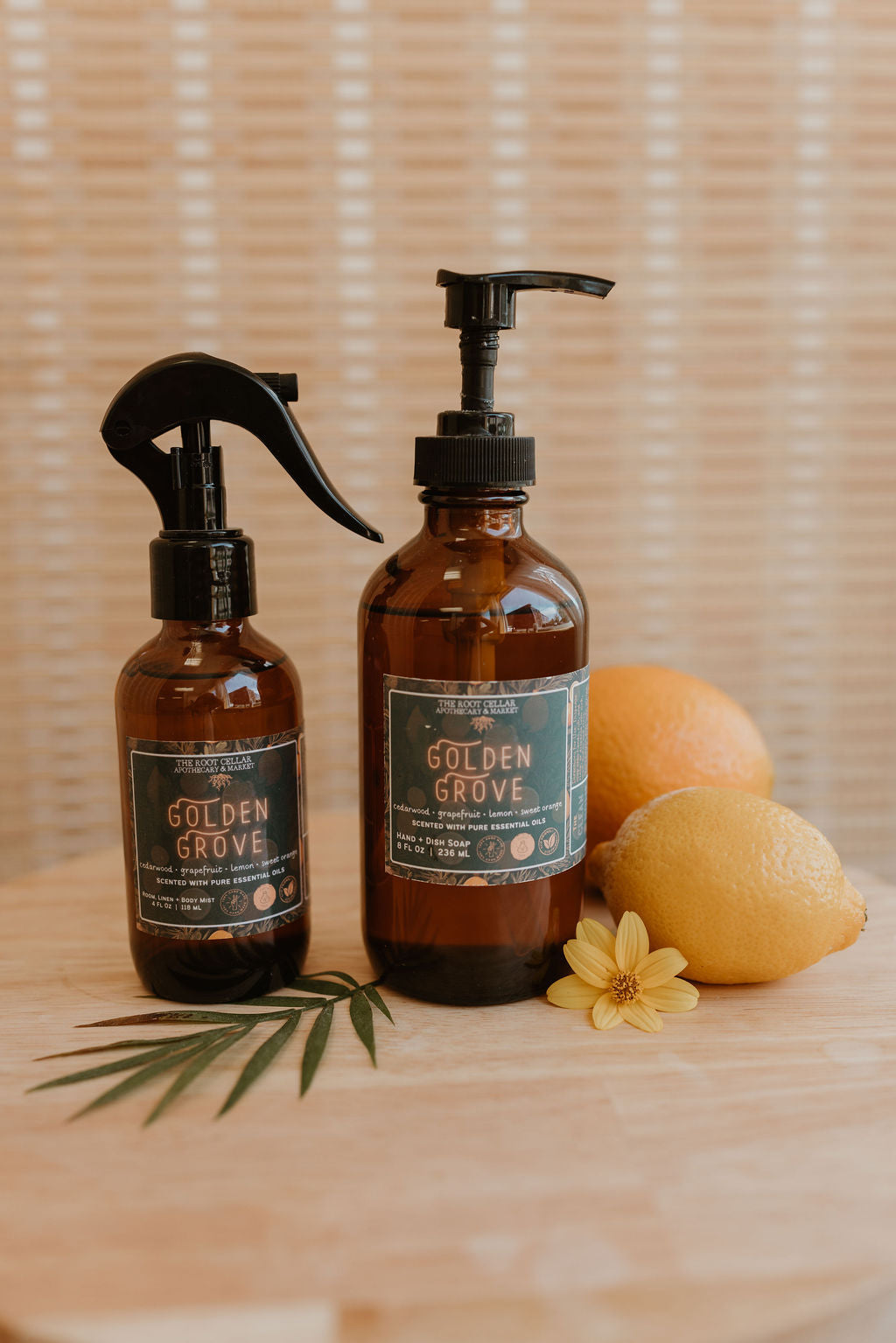 Hand and Dish Soap | 8 oz Amber Glass Jar