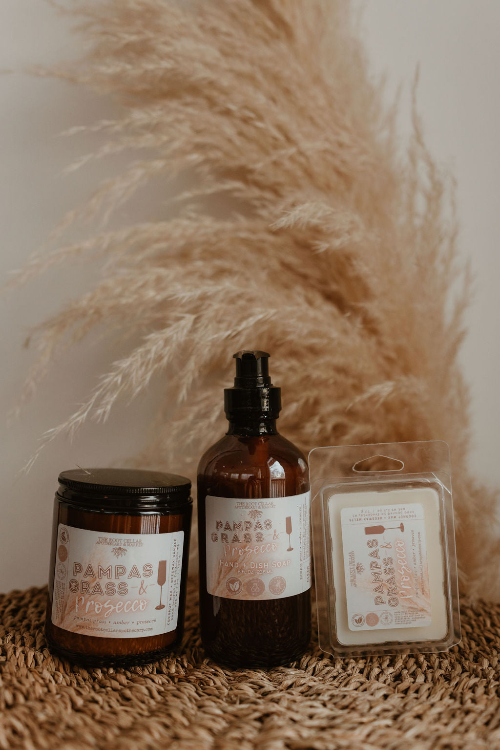 Pampas Grass & Prosecco | Hand + Dish Soap