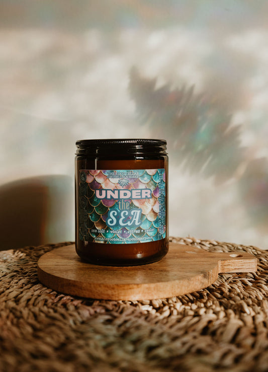 Under the Sea | Coconut Wax + Beeswax Candle