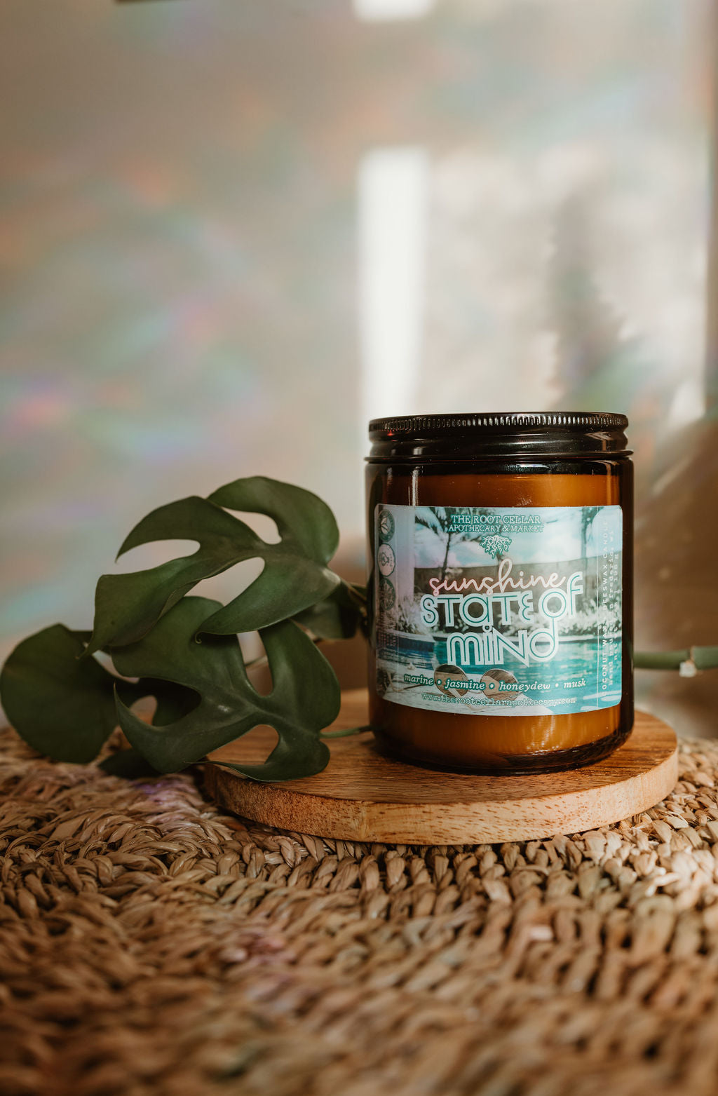 Sunshine State of Mind | Coconut Wax + Beeswax Candle