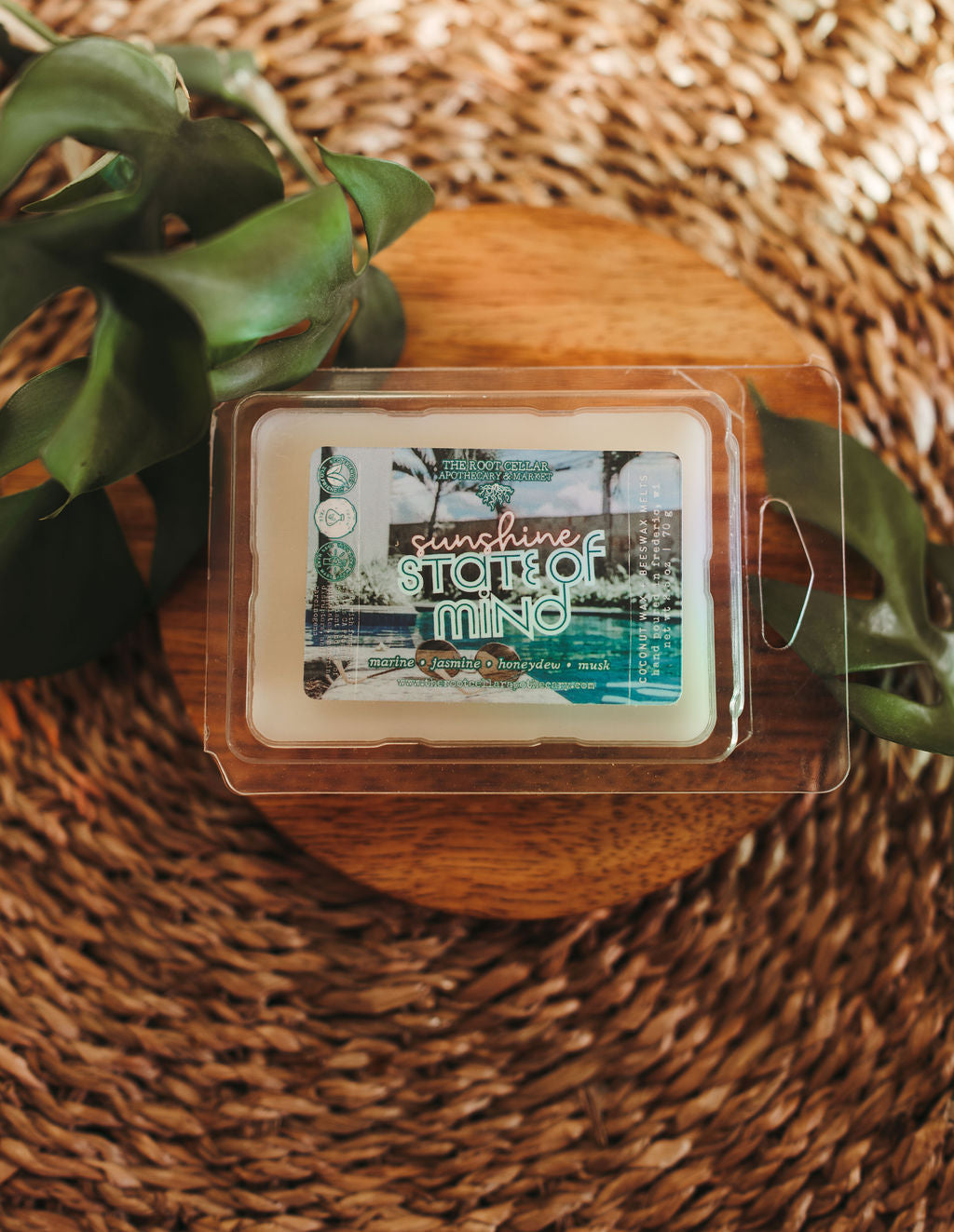Sunshine State of Mind | Coconut Wax + Beeswax Bar