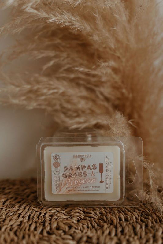 Pampas Grass & Prosecco | Coconut Wax + Beeswax Bar