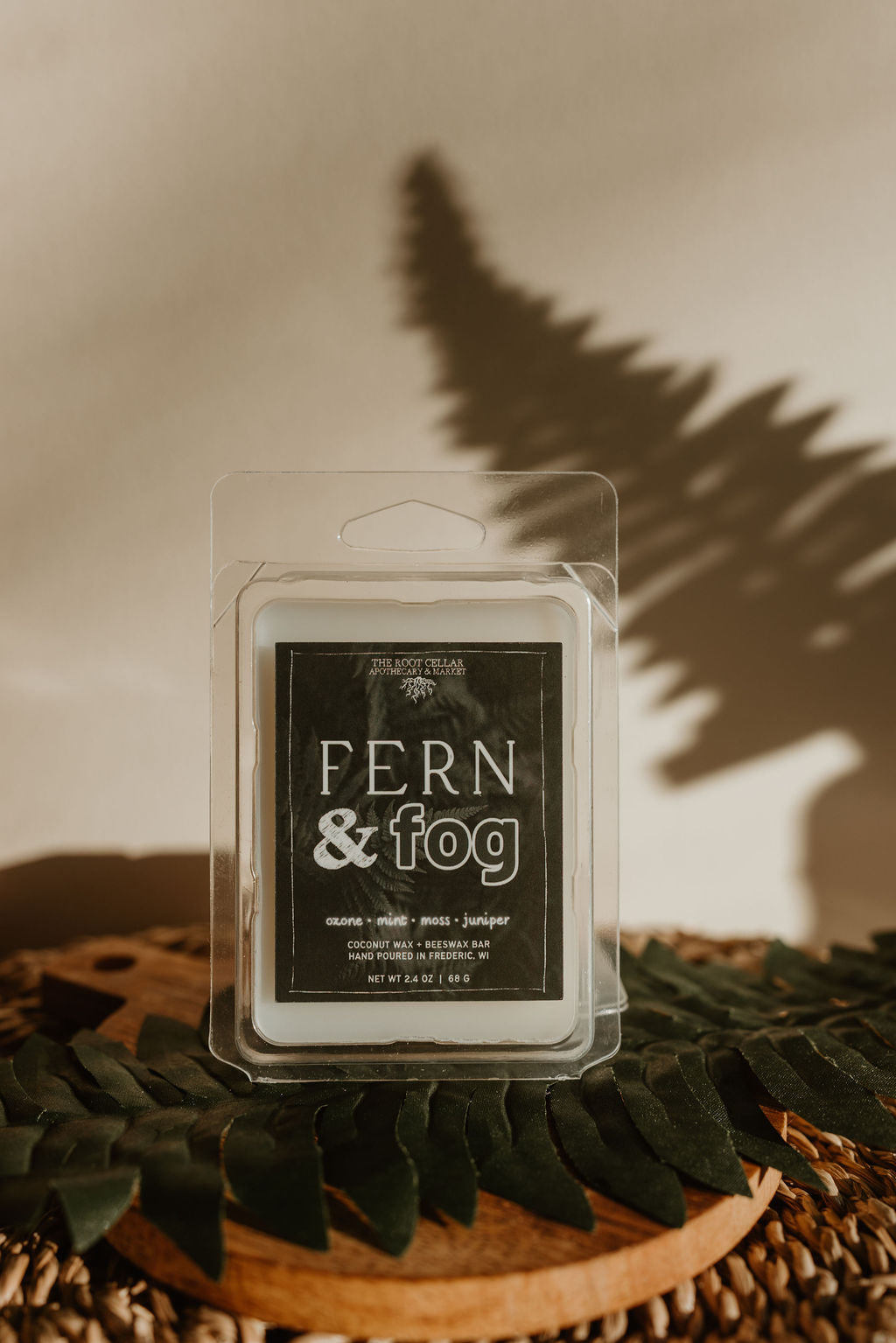 Fern and Fog | Coconut Wax + Beeswax Bar