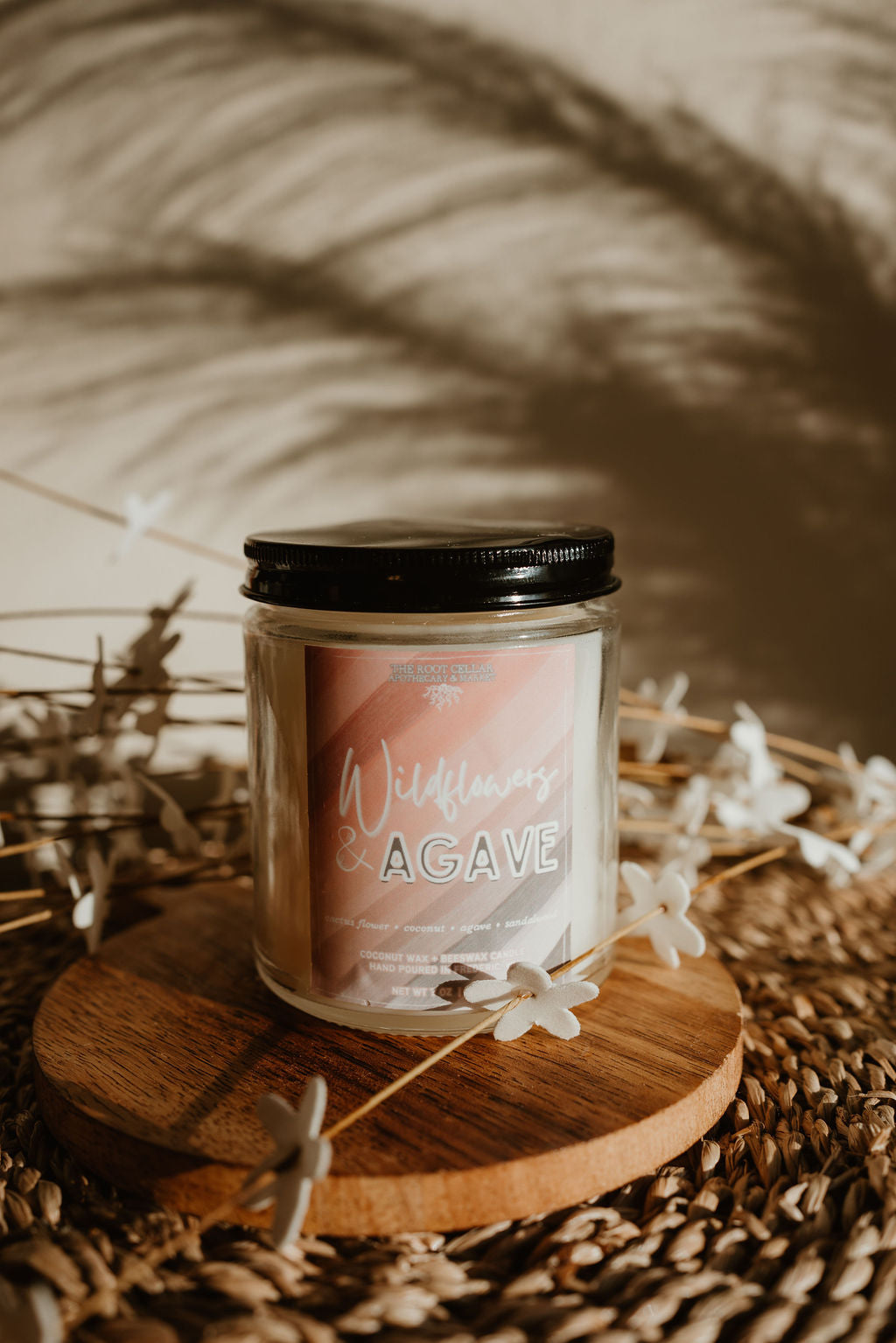 Wildflowers and Agave | Coconut Wax + Beeswax Candle