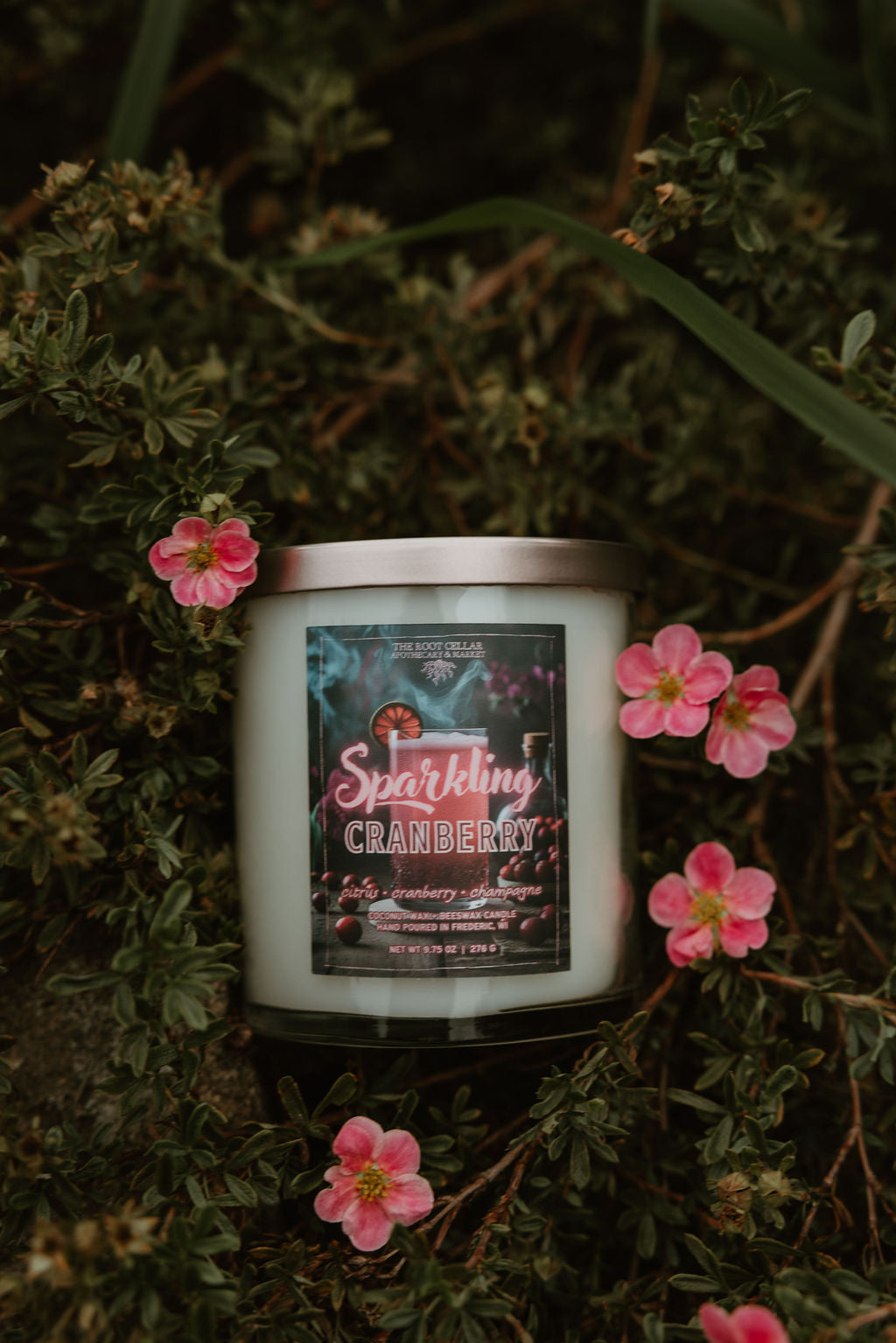 Sparkling Cranberry | Coconut Wax + Beeswax Candle