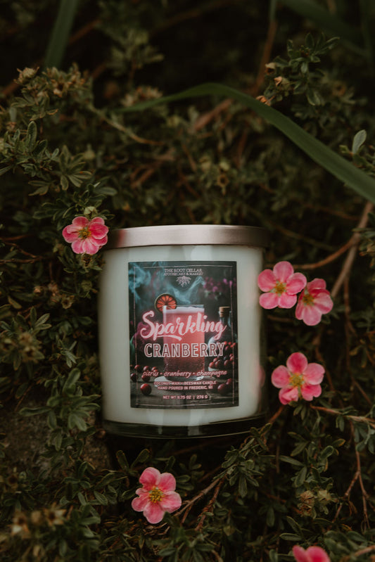 Sparkling Cranberry | Coconut Wax + Beeswax Candle