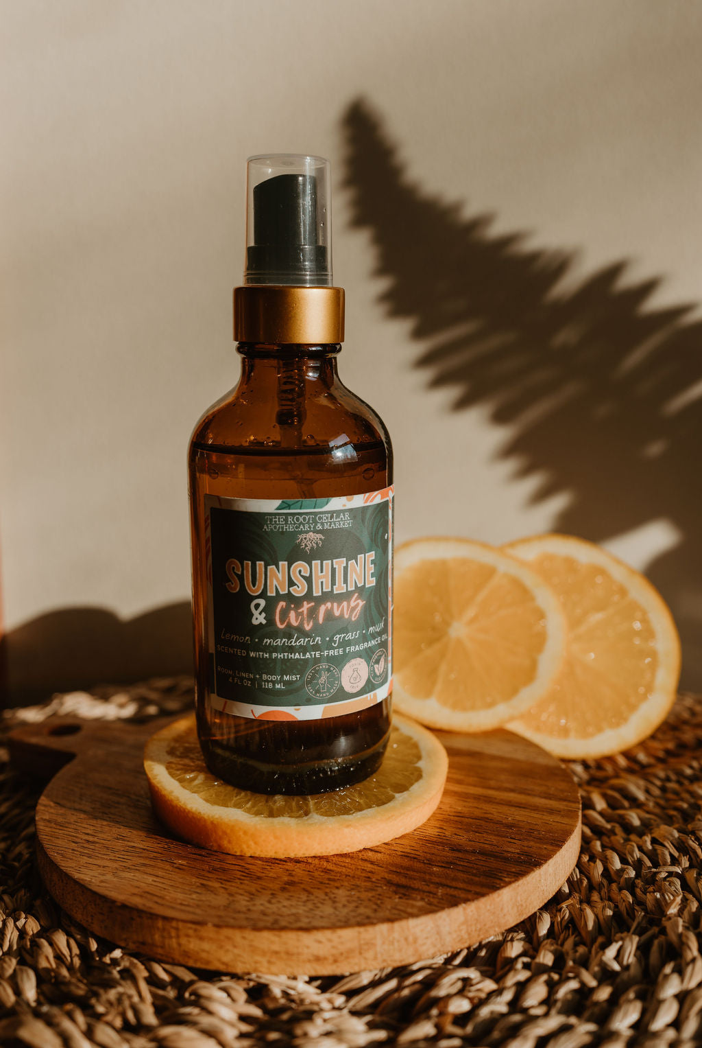 Sunshine and Citrus | Room, Linen + Body Mist